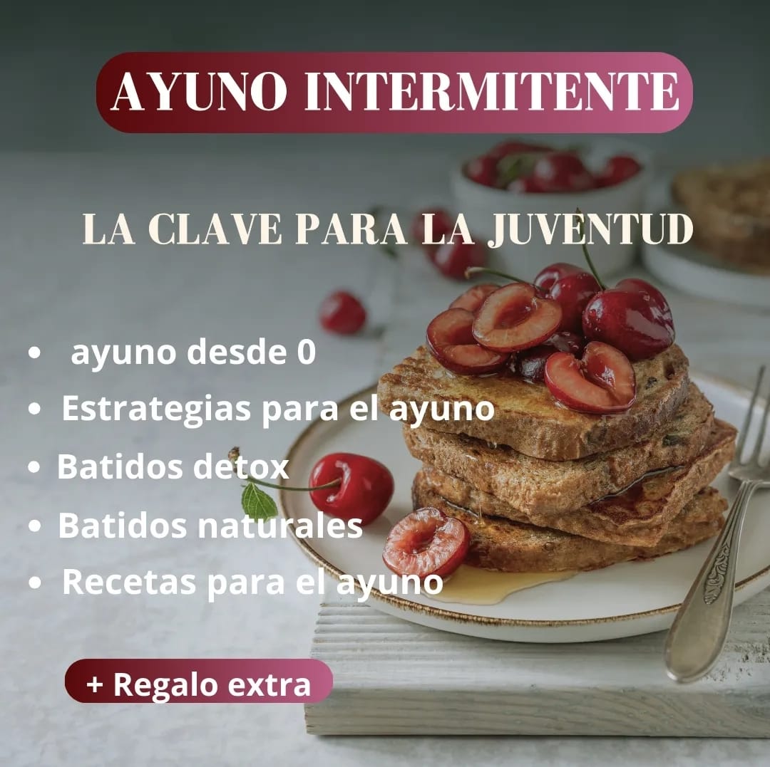 🔥 Pack Salud Total: Ayuno Intermitente + Batidos Detox + Rutinas de Alimentación + 4 Bonos Exclusivos