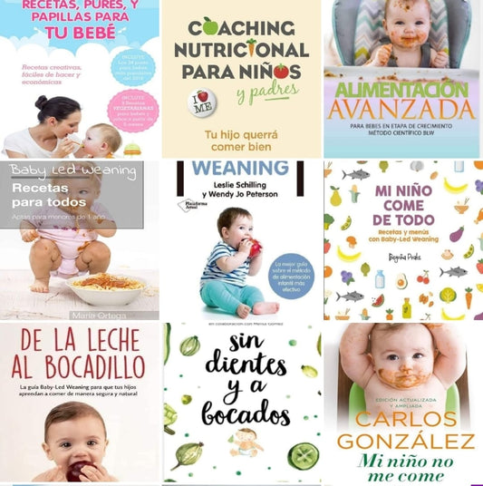 Pack de 12 Libros para la Alimentación Saludable de tus Hijos e Hijas 👶
